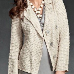 CAbi Vintage Chenille Jacket - NWT - wheat - M